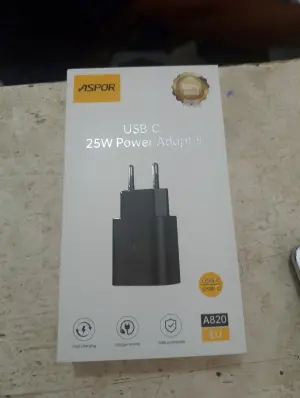Chargeur Aspor type c 25watt fast charge