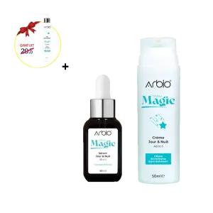 Crème + Sérum - MAGIC SHINE + Gel nettoyant - MAGIC SHINE GRATUIT - Acheter en ligne sur ShopUp Tunisie